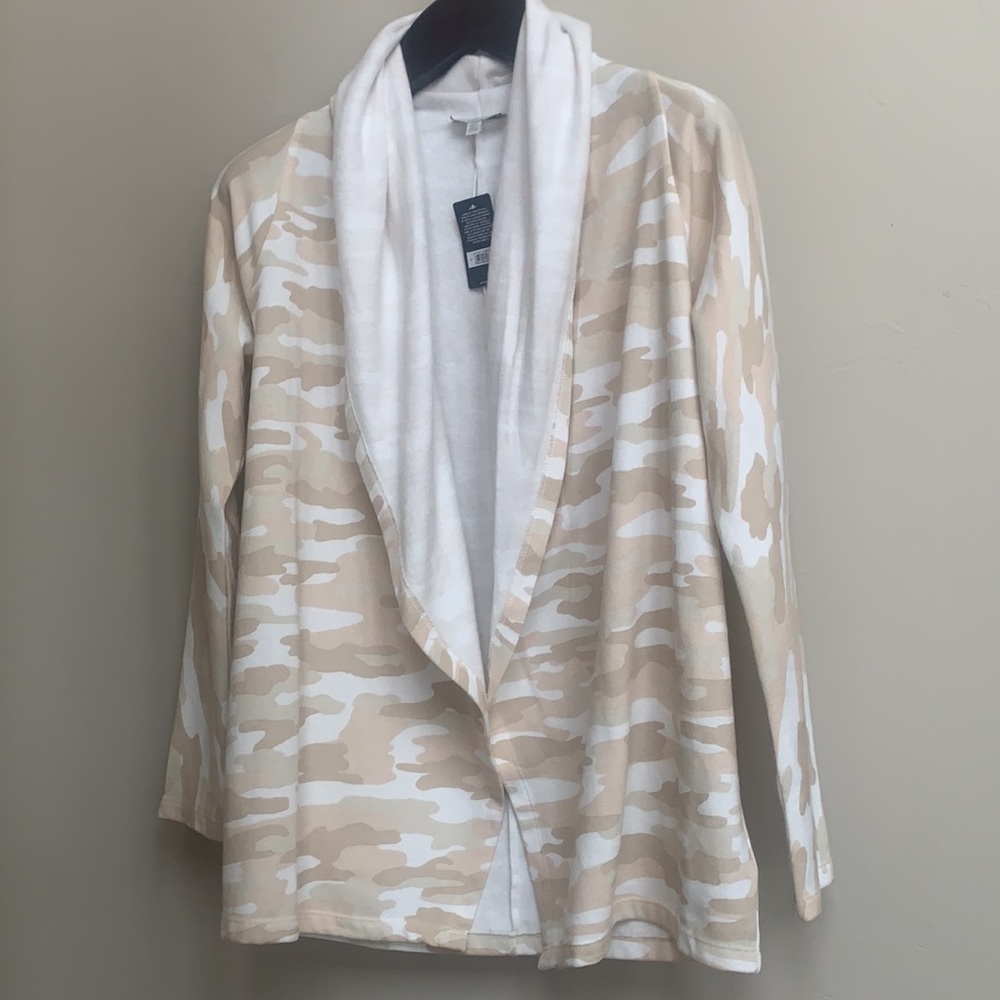 Lucky Brand Camo Open-Front Cardigan NWT - Picture 5 of 12
